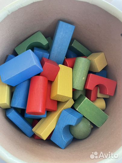 Кубики деревянные