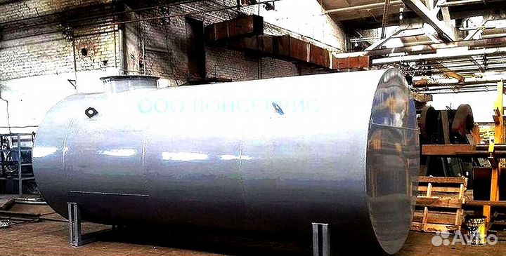 Горизонтальный резервуар для нефтепродуктов