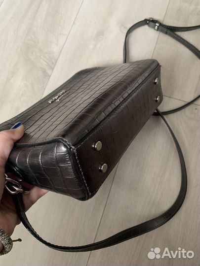 Сумка натуральная кожа через плечо