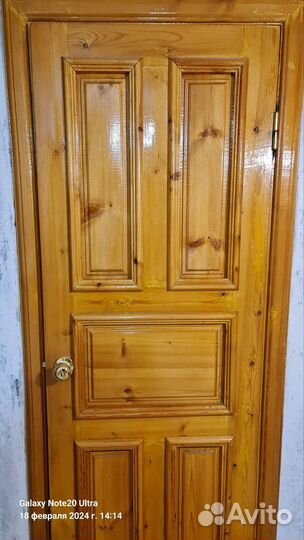 Двери межкомнатные с коробкой деревянные
