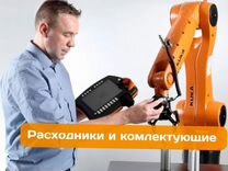 Станок с 3 роботами kuka для фрезеровки