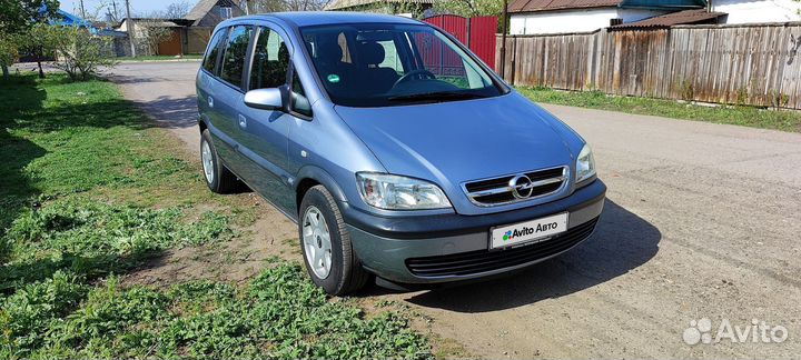 Opel Zafira 1.6 МТ, 2004, 240 000 км