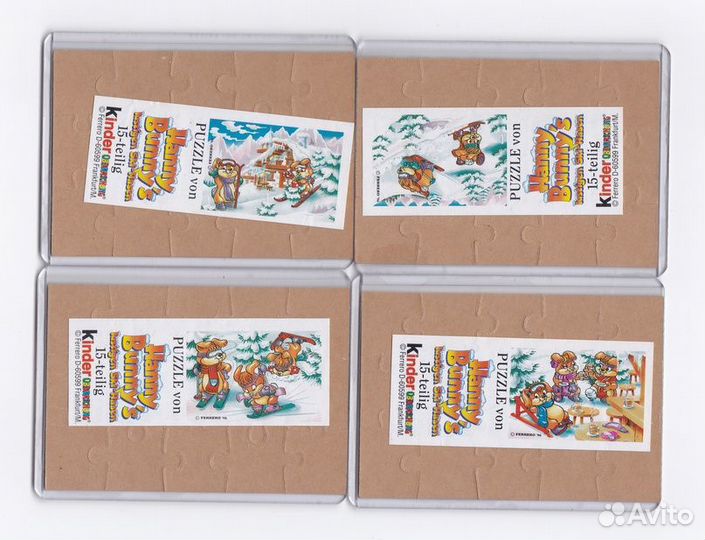 Суперпазл Братцы - кролики Зайцы - лыжники 1996 г