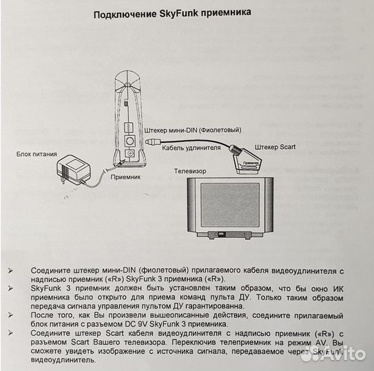 SkyFunk 3 - удлинитель аудио/видео/ик сигнала
