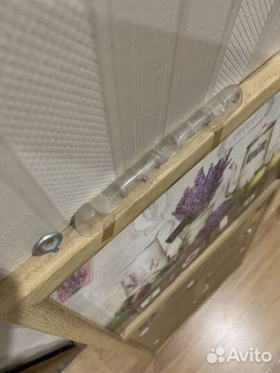 Пробковая двухсторонняя доска для записей и фото