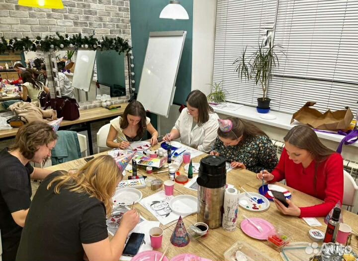 Роспись стен, картины на заказ, обучение