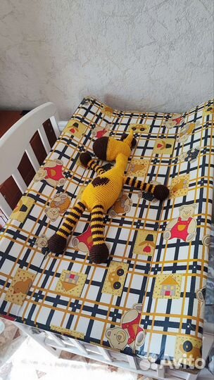 Детская кровать от 3 лет с ящиком и маятником