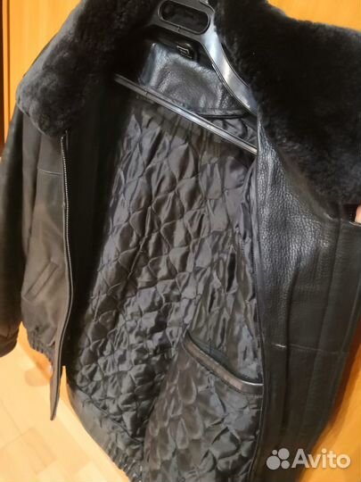 Кожаная куртка мужская
