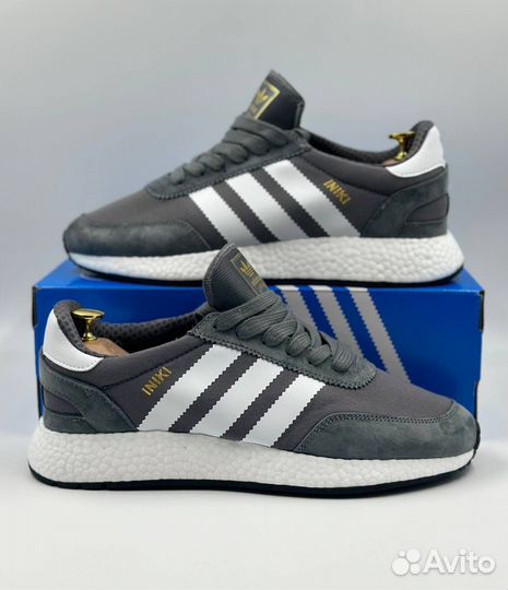 Кроссовки Adidas Iniki Runner Grey White