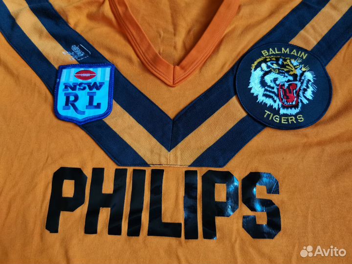 Регбийка Balmain Tigers Australia, Винтаж,Оригинал