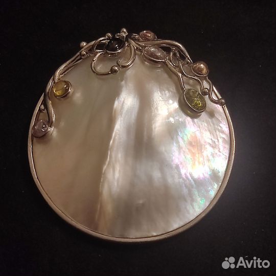 Подвеска, бижутерия перламутр