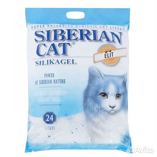 Наполнитель для кошачьего туалета силикагель 24 л