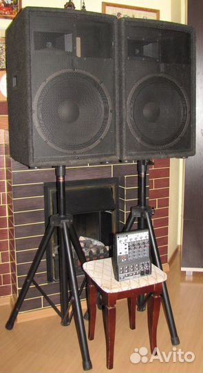 Колонки активные Park 1200W 2ш D15