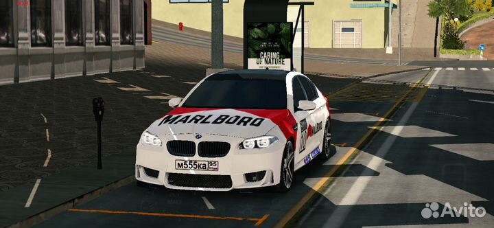 Винил BMW M5 F10 в Car Parking