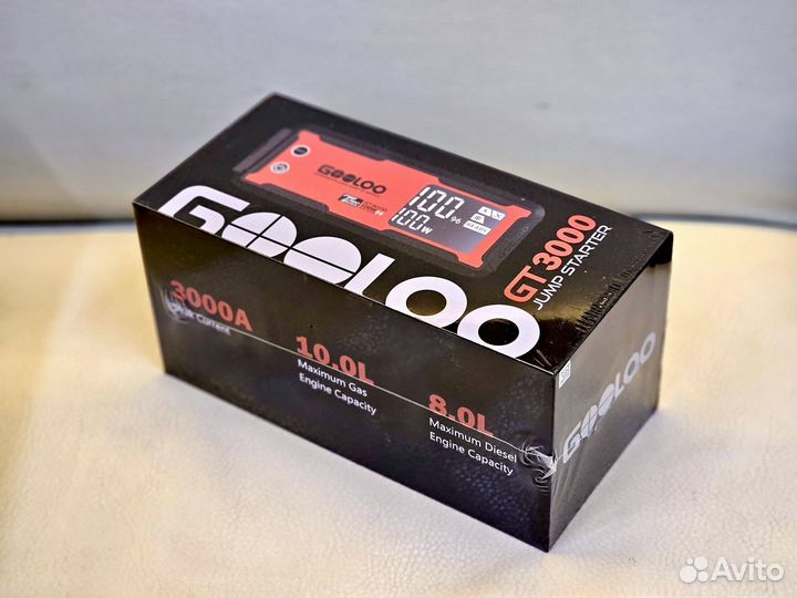 Стартер gooloo GT3000, 22800mAh, 3000A