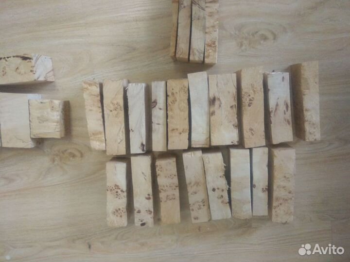 Бруски шпальта капа березы под стабилизацию
