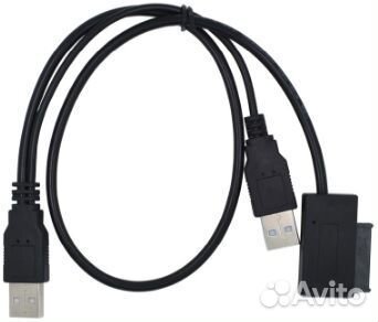 Переходник tishric TSR370 USB2.0 (AM)sata 7+6pin д