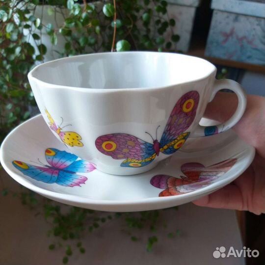 Чайная пара императорский фарфор ифз