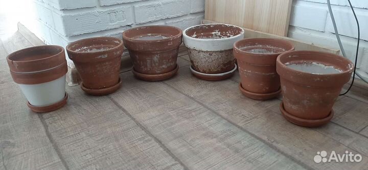 Горшок керамический 9шт