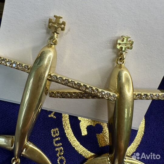 Серьги Tory Burch самолеты