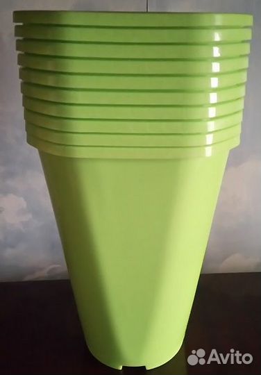 Новые горшки для цветов объем 2 л