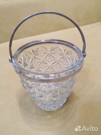 Конфетница хрусталь СССР