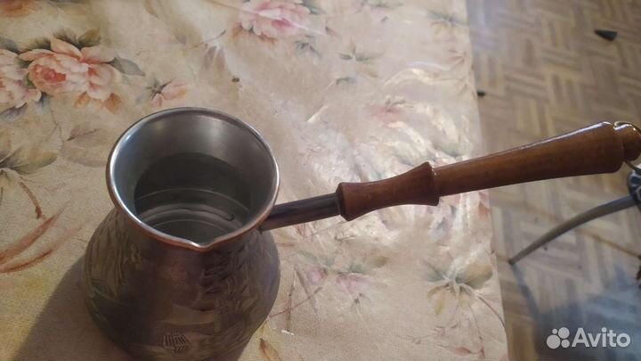 Турка (джезва) для кофе медная 640 мл