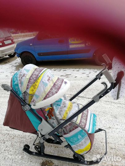 Коляска санки