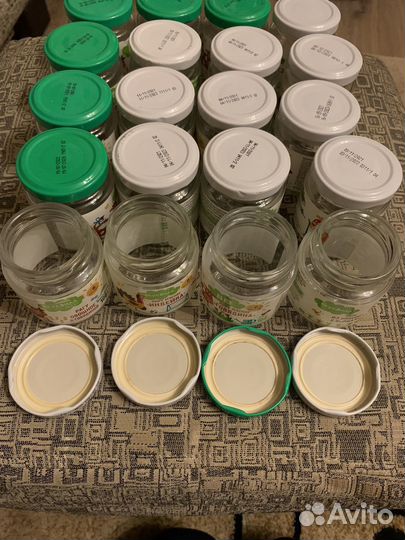 Банки 100гр от детского питания,вкусвилл