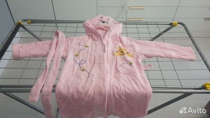 Халат махровый для девочки 3/4 года