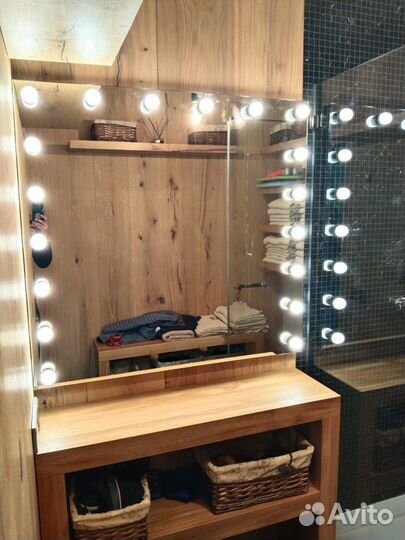 Зеркало с лампочками