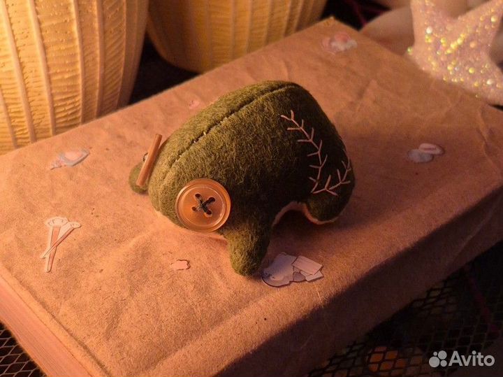 Лягушка ручная работа