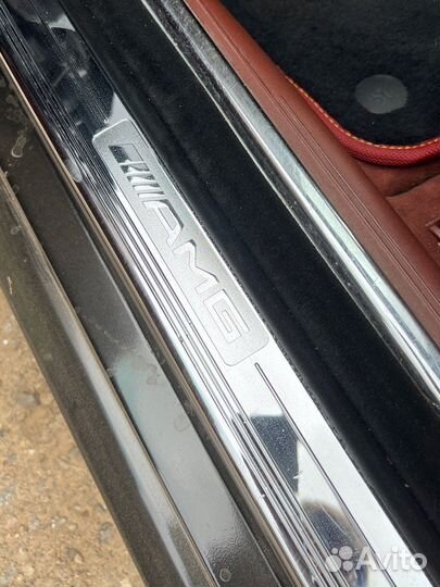 Накладки порогов w219 CLS amg внутренние