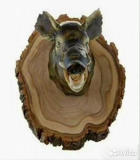 Фарфоровый трофей чучело животных