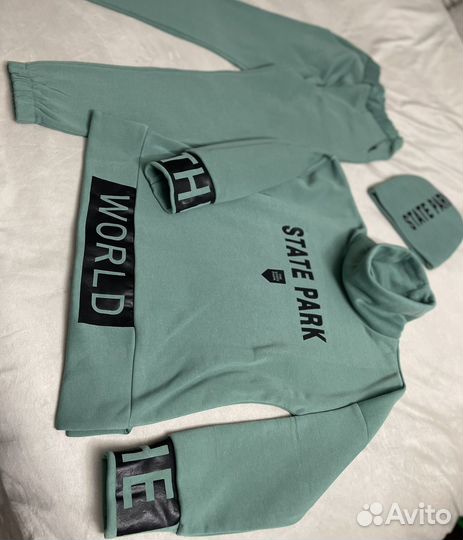 Костюм тройка на флисе р. 46-48 женский