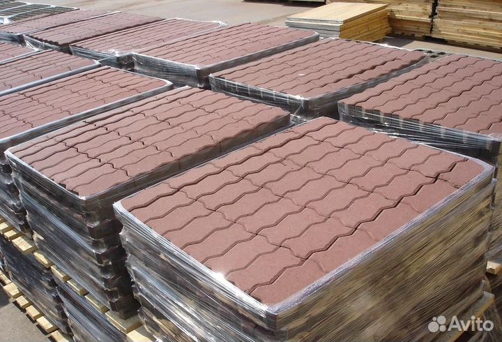 Тротуарная плитка белая