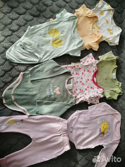 Детские вещи пакетом для девочки 74