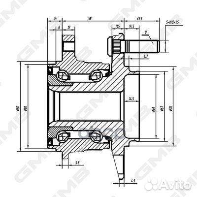 Ступица, задняя