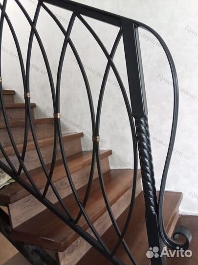 Перила для лестниц / Перила в стиле лофт