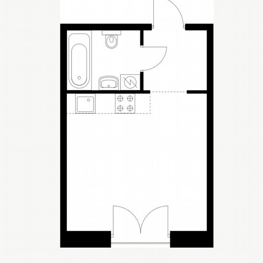 Квартира-студия, 24,8 м², 7/9 эт.