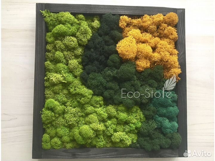 Панно из мха