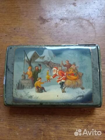 Шкатулка для ювелирных украшений (Федоскино)