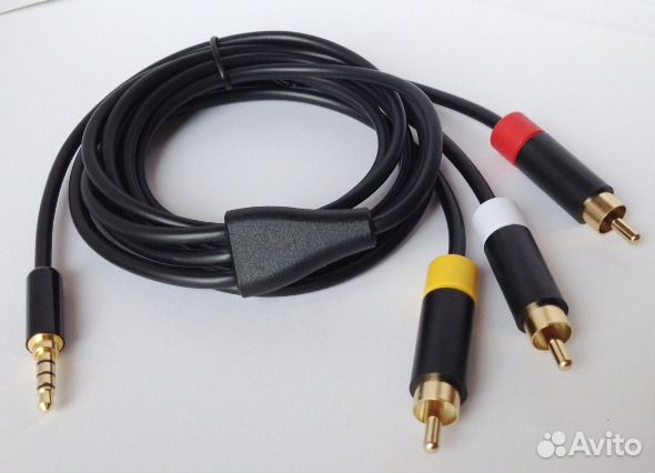 AV тюльпаны кабель Sony PS3 PS2 PS1 xbox 360