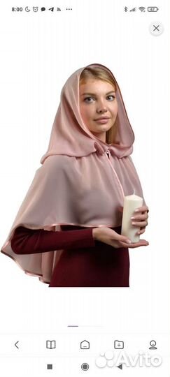 Новые ниспадающие платки в церковь