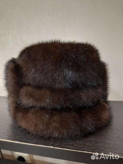 Норковая шапка мужская
