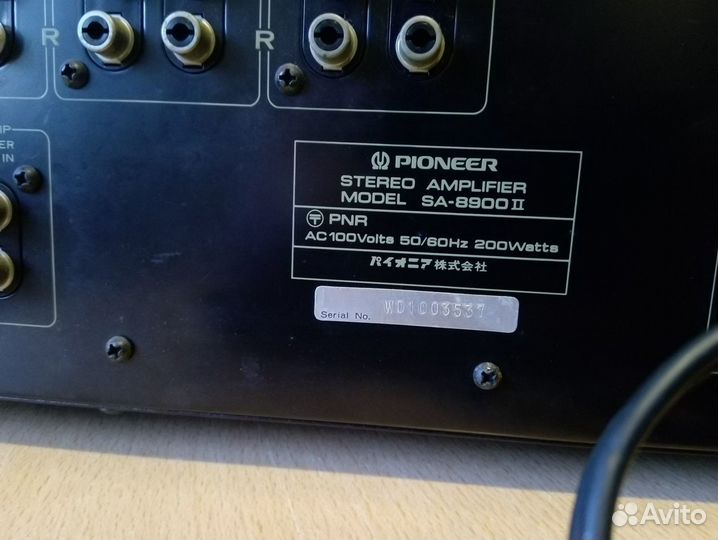 Pioneer SA-8900 II Усилитель, 2е моно