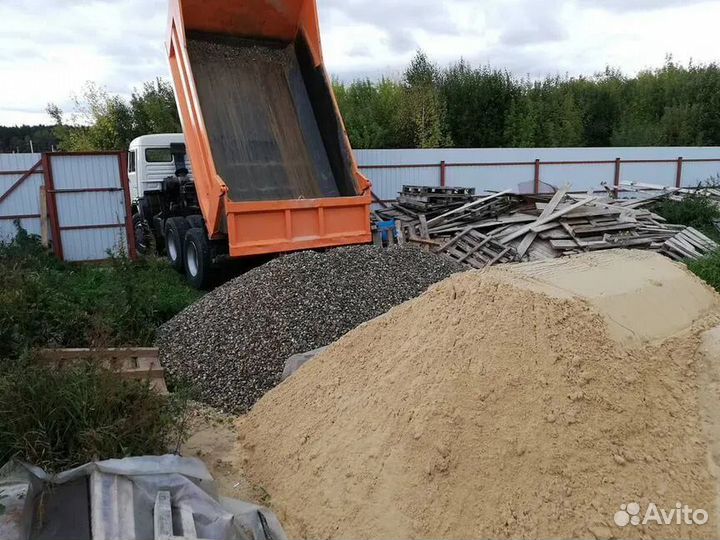 Щебень/Меркель/Битый кирпич/Асфальтная крошка