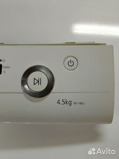 Панель управления Samsung wf-f862