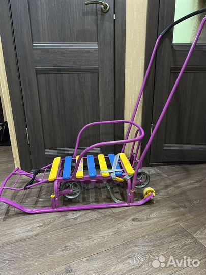 Санки на колесах