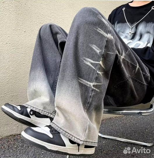 Джинсы Balenciaga Jail Buggy + ремень